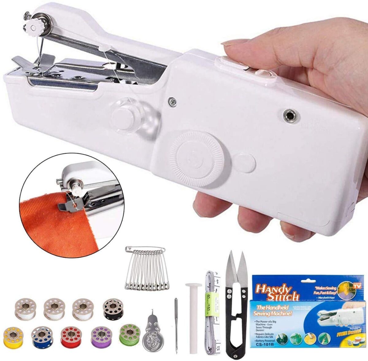 Handheld Portable Mini Electric Cordless Sewing Machine for Beginners - Image 3