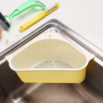 Triangular Multi Functional Drainer Shelf Sink Storage Holder - Image 3