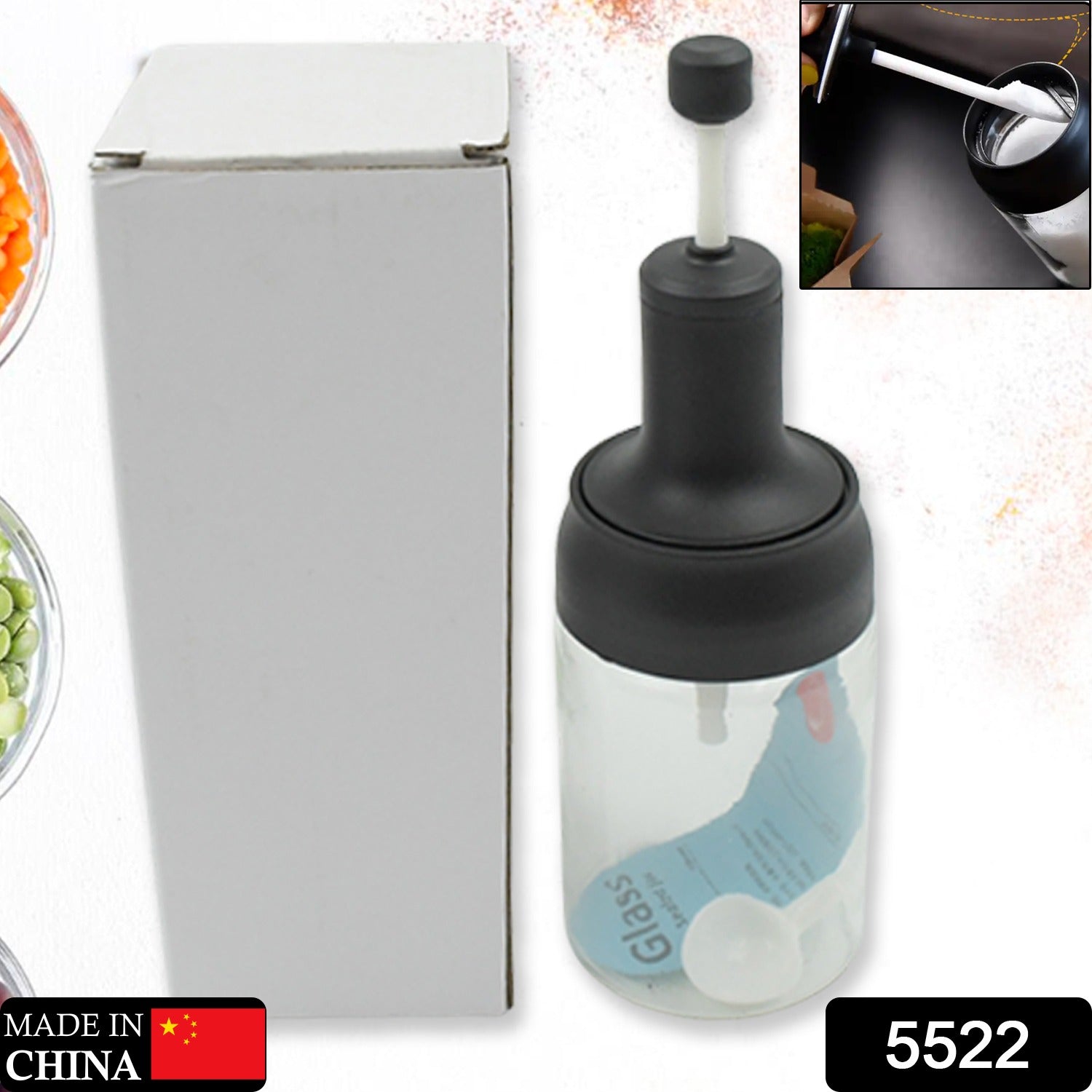 71a5c688-15a3-4492-bca1-53846c71abaa.jpg All-in-One Seasoning Jar: Heat-Resistant Glass with Spoon (1 Pc) - Image 2