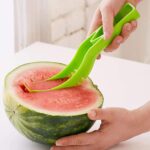 Plastic Watermelon Cutter, Slicer, Corer & Server â€“ Easy to Use Fruit Tool