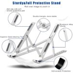 Metal Portable Laptop Stand â€“ 6-Angle Adjustable Riser for Laptops, Phones & Tablets - Image 7