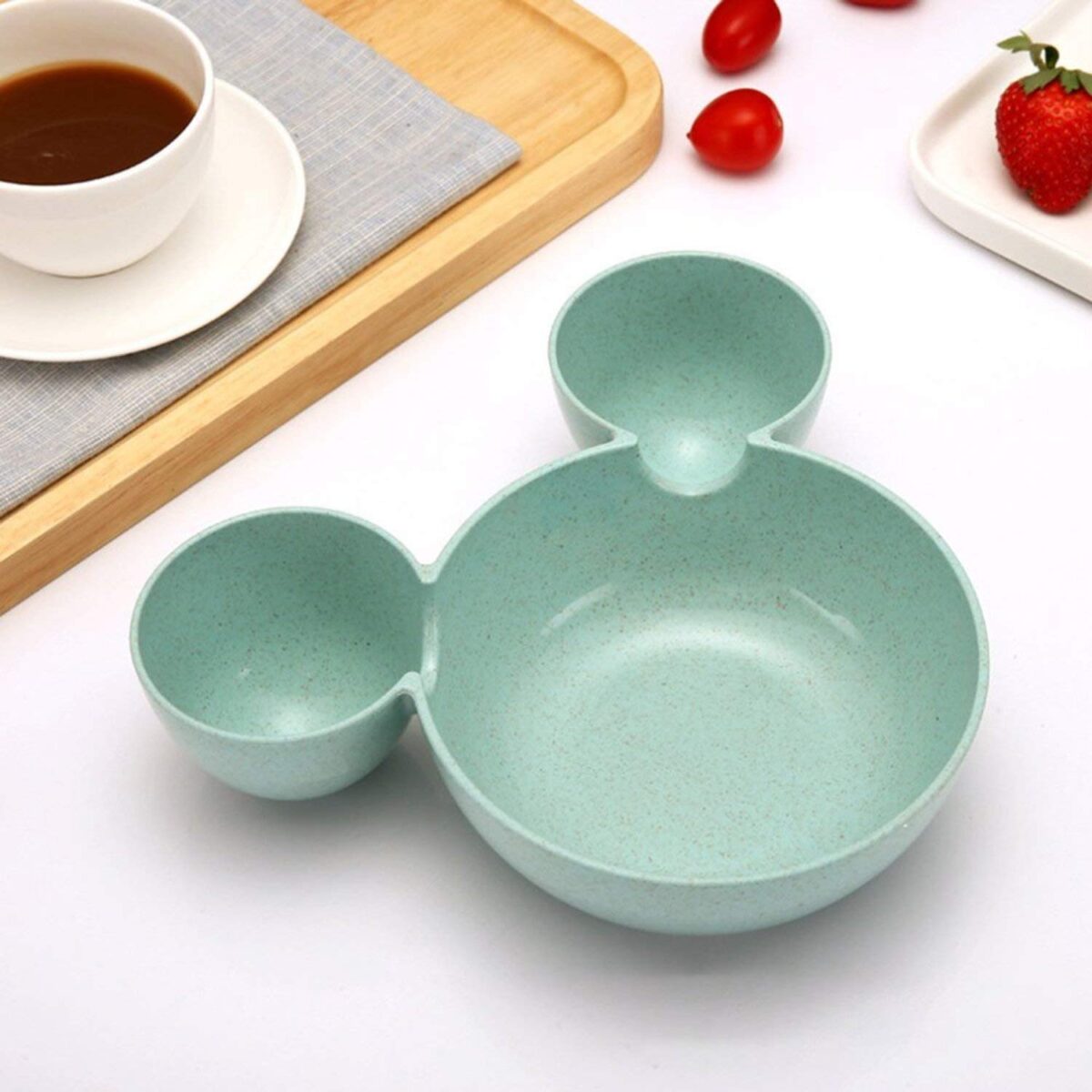 Mickey Shaped Kids / Snack Serving Sectioned Plate - Image 7