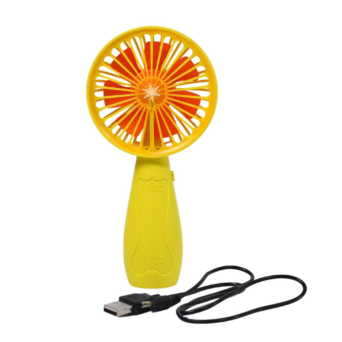 Foldable Handy Light Fans Rechargeable Handheld Mini Fan Electric Personal Fans Hand Bar Desktop Fan (Battery Not Include) - Image 1