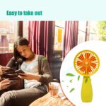Foldable Handy Light Fans Rechargeable Handheld Mini Fan Electric Personal Fans Hand Bar Desktop Fan (Battery Not Include) - Image 5