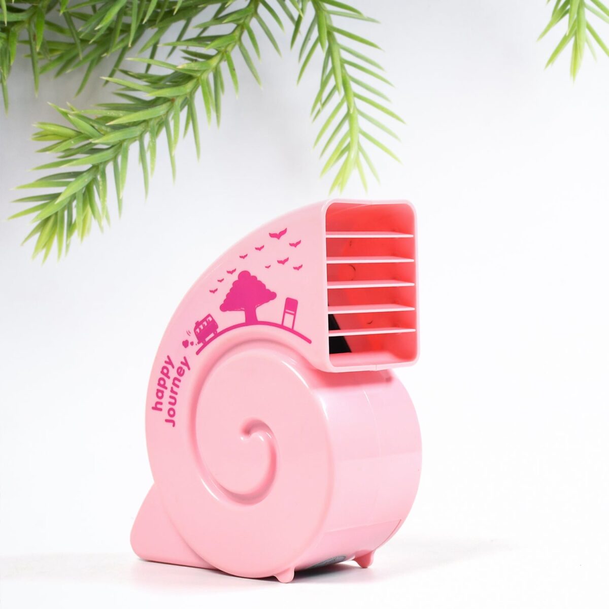 Cute USB Mini Fan: Bright, Quiet & Portable for Your Desk (Battery Not Included) - Image 1