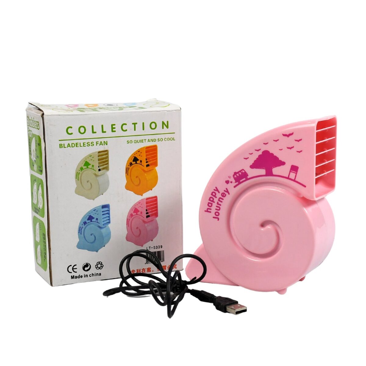 Cute USB Mini Fan: Bright, Quiet & Portable for Your Desk (Battery Not Included) - Image 4