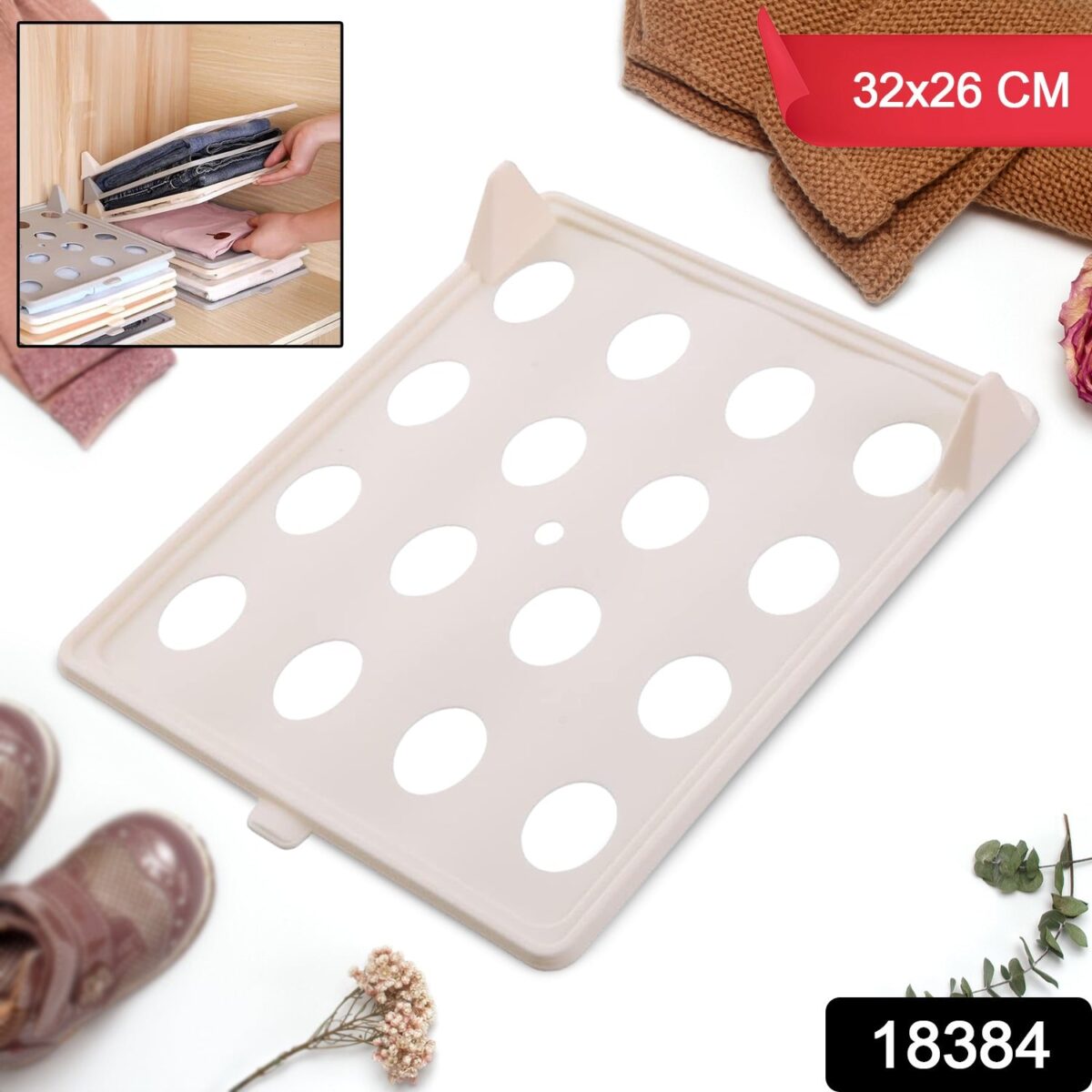 Stackable Shirt Clothes Folding Board (32Ãƒâ€”26 CM / 1 Pc) - Image 2