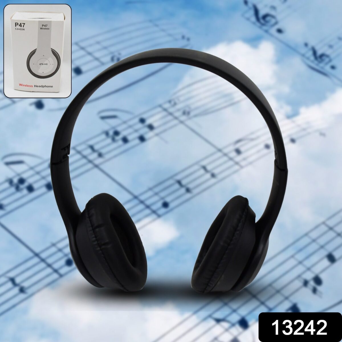 Foldable Wireless Headphone with Calling Function (1 Pc) - Image 2