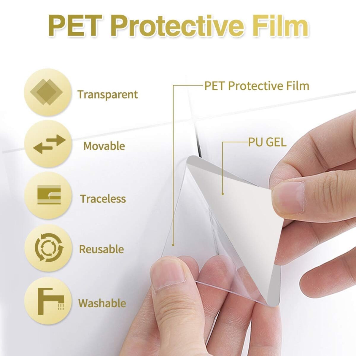 Double-Sided Waterproof Nano Adhesive Tape Ã¢â‚¬â€œ No Trace, Multipurpose (0.6mm, 1pc) - Image 3