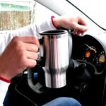 Stainless Steel Vacuum Glass Insulated Glass Coffee Cups (With Lid & Handle / 1 pc) - Image 8