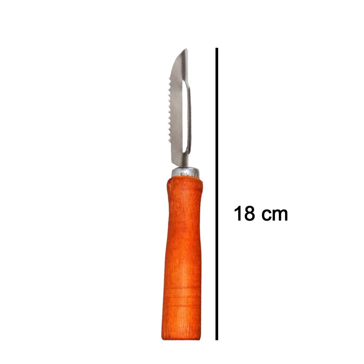 Wooden Handle and Stainless Steel Vegetable Peeler - Image 5
