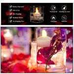 Set of 12 Flameless Floating Candles Battery Operated Tea Lights Tealight Candle - Decorative, Wedding.( Diya , Divo , Diva , Deepak , Jyoti ,) - Image 5