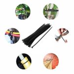 3Ã—100 MM Nylon Self Locking Cable Ties, Heavy Duty Strong Zip Wire Tie. Pack of 100pc - Black - Image 4