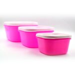 3 Pc Multi-Purpose Container used in all kinds of household and official purposes for storing food and stuffs etc. - Image 8