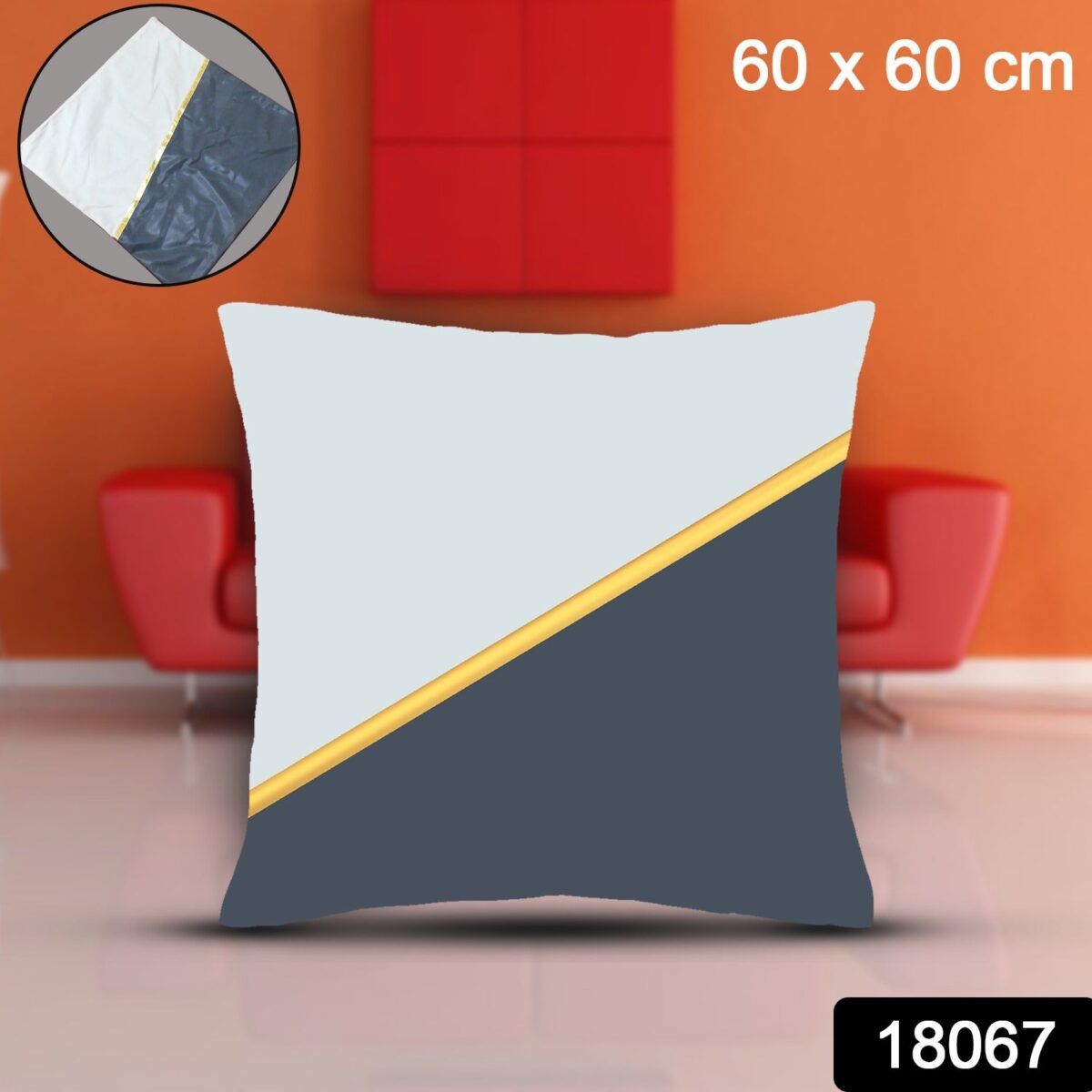 Pillow Covers, Couch Pillows Cover, Soft Pillow Covers (1 Pc / 60 Ãƒâ€” 60 CM) - Image 2