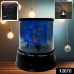 LED Projector Night Light â€“ 3 Battery Lamps, Rotating with Music, Perfect for Kids & Home Decor (1 Pc, Battery Not Included) - Image 2