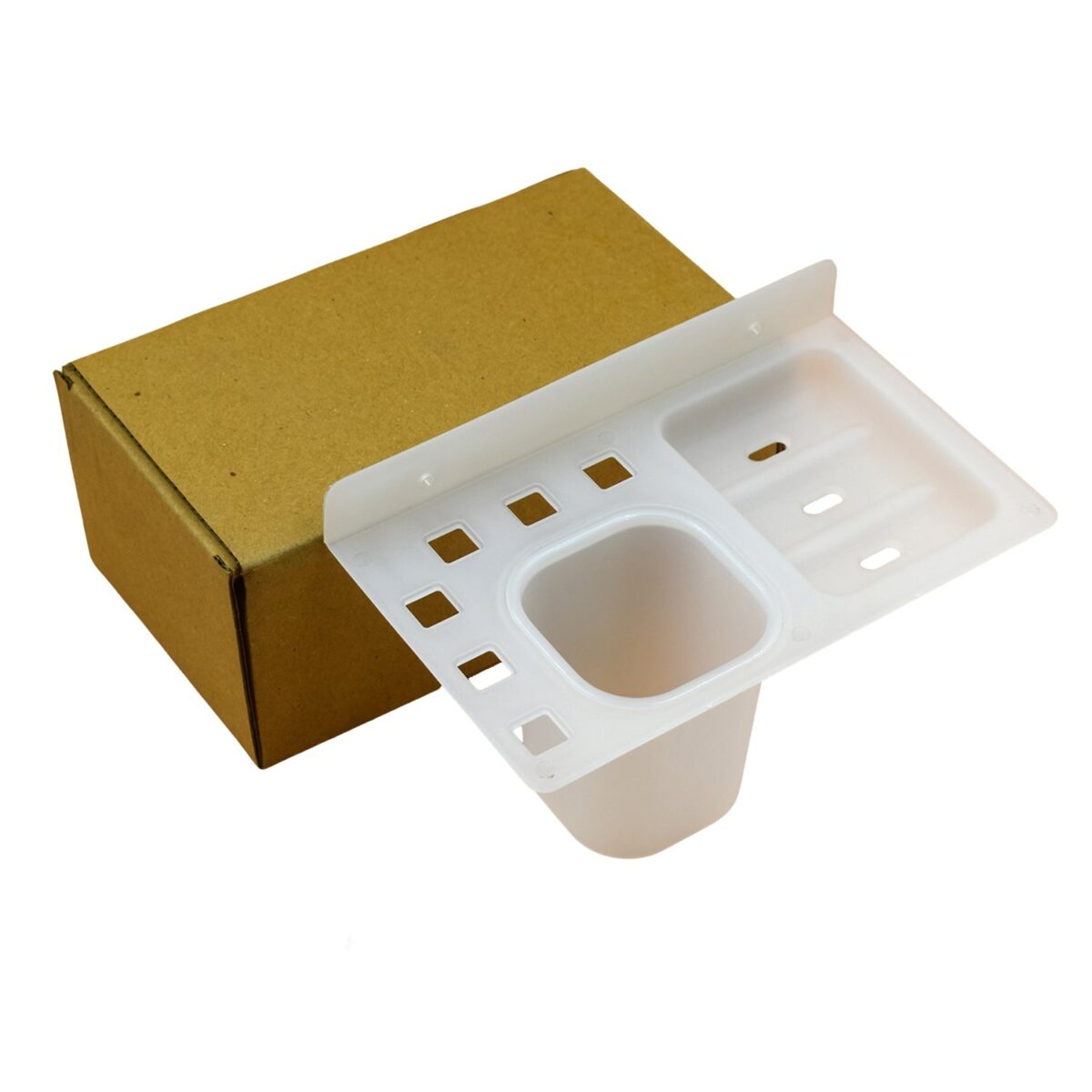3 in 1 Plastic Soap Dish and plastic soap dish tray used in bathroom and kitchen purposes. - Image 4