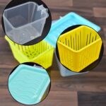 Fridge Storage Containers with Handle Plastic Storage Container for Kitchen(4 Pcs Set) - Image 7