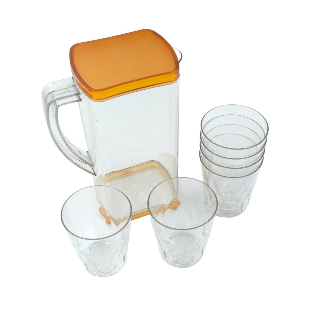 Resistant Glass Jug for Juice, Milk, Cold or Hot Beverages (plastic) - Image 1