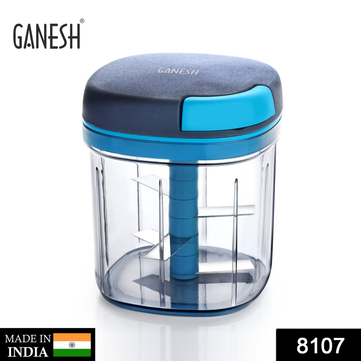 Ganesh Master Chopper with 5 Stainless Steel Blades, XL Large Jumbo Chopper (900 Ml) - Image 2