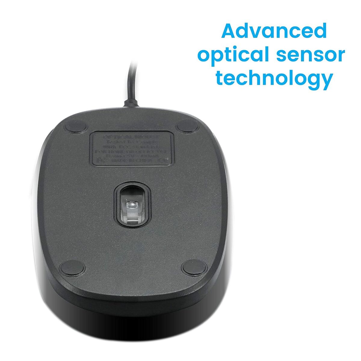 Wired Mouse for Laptop and Desktop Computer PC With Faster Response Time (Silver) - Image 5