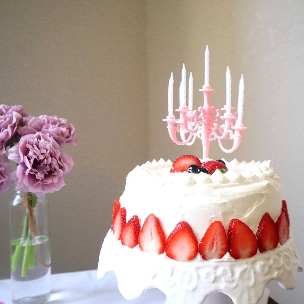 Luxury Birthday Candle Set | Elegant Cake Toppers & Holders for Parties and Proposals - Image 1