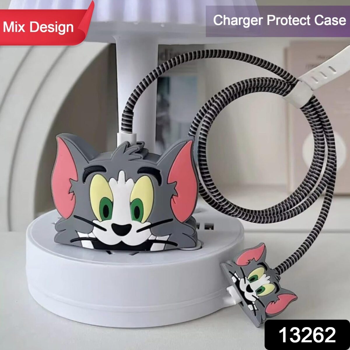 Cartoon Character Silicon Charger Case Cover For iP 18-20W (Mix Design / 1 Pc) - Image 2