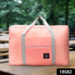 Large Capacity Luggage Bag, Foldable Waterproof Travel Bag (1 Pc / Mix Color) - Image 2