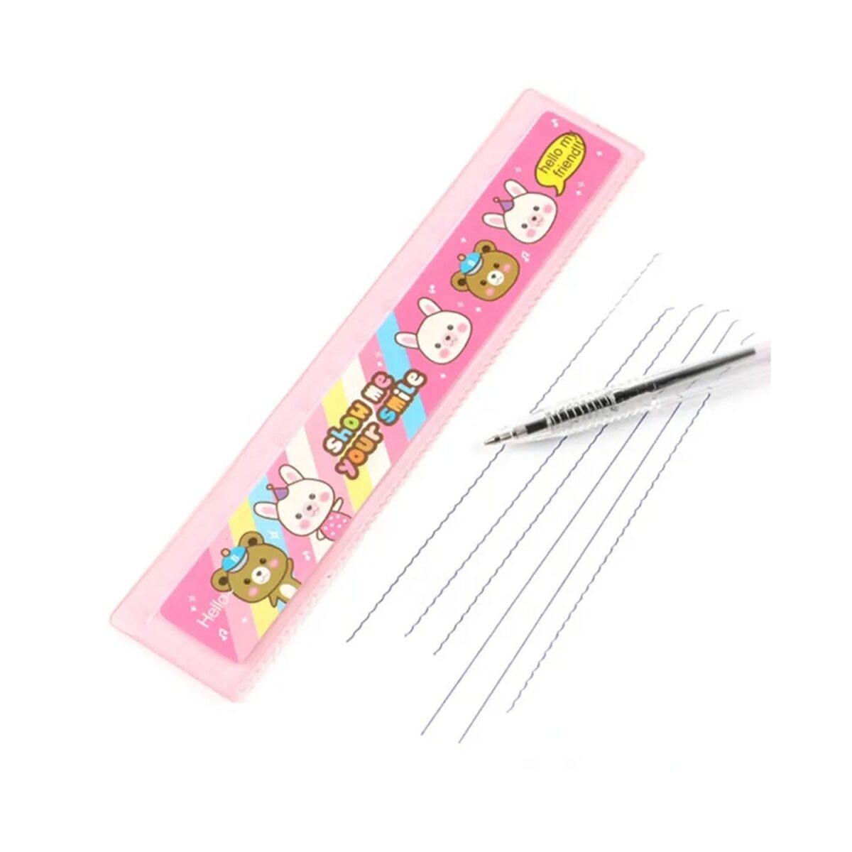 10-Pc Stationery Set for School, Office & Gifts with Pencil, Pen, Scissors - Image 3