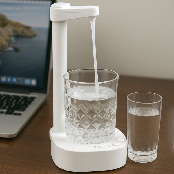 USB Charging Desktop Water Dispenser â€“ Smart One Button Operation, Portable Water Pump for Home & Office