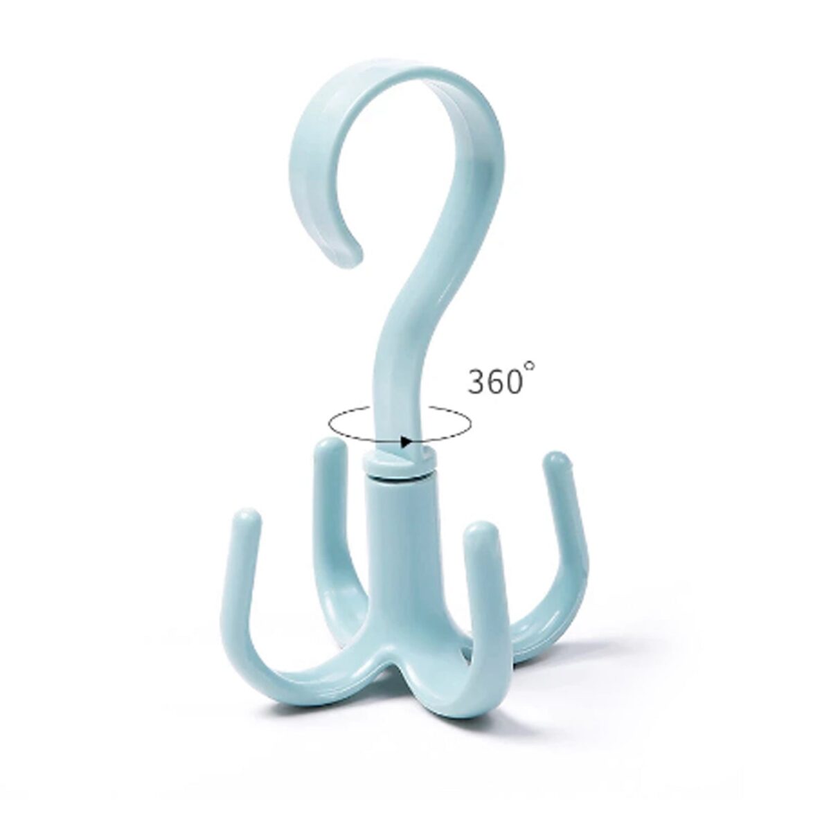 4-Claw Multi-Function 360 Degree Rotatable Purse Rack Handbag Hanger Hook - Image 6