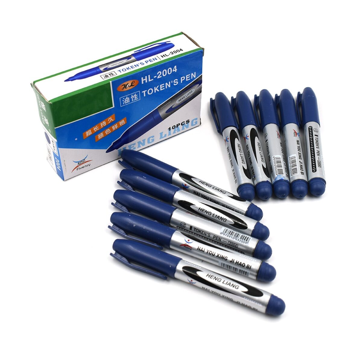 10Pc Blue Marker and pen used in studies and teaching white boards in schools and institutes for students. - Image 8