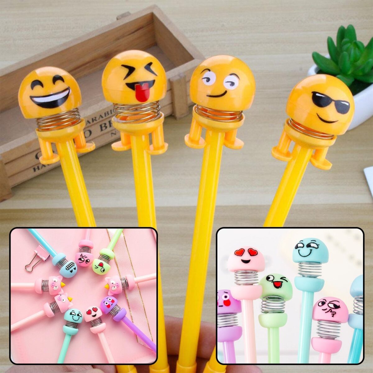Emoji Pen and Emoji Pencil Used by kids for writing and playing purposes etc. - Image 3