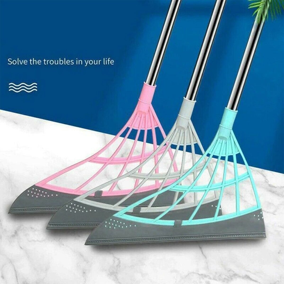 Durable Eco-Friendly Broom with Scraper - Image 7
