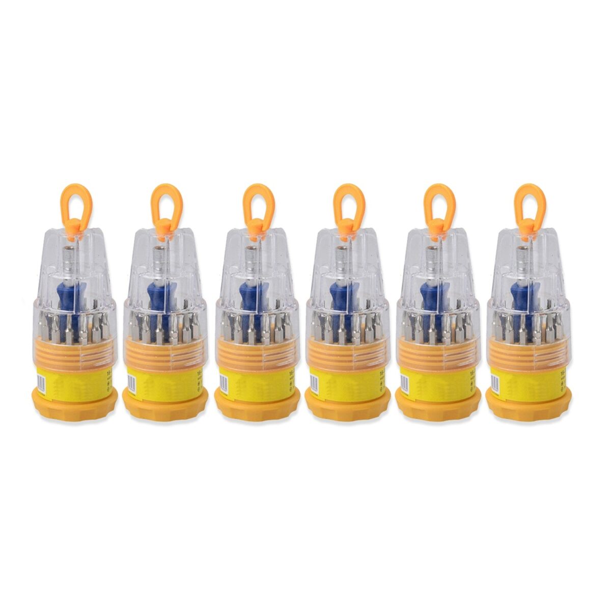 (Set of 6pc) Screwdriver Set, Steel 16 in 1 with 15 Screwdriver Bits, Professional Magnetic Driver Set - Image 5