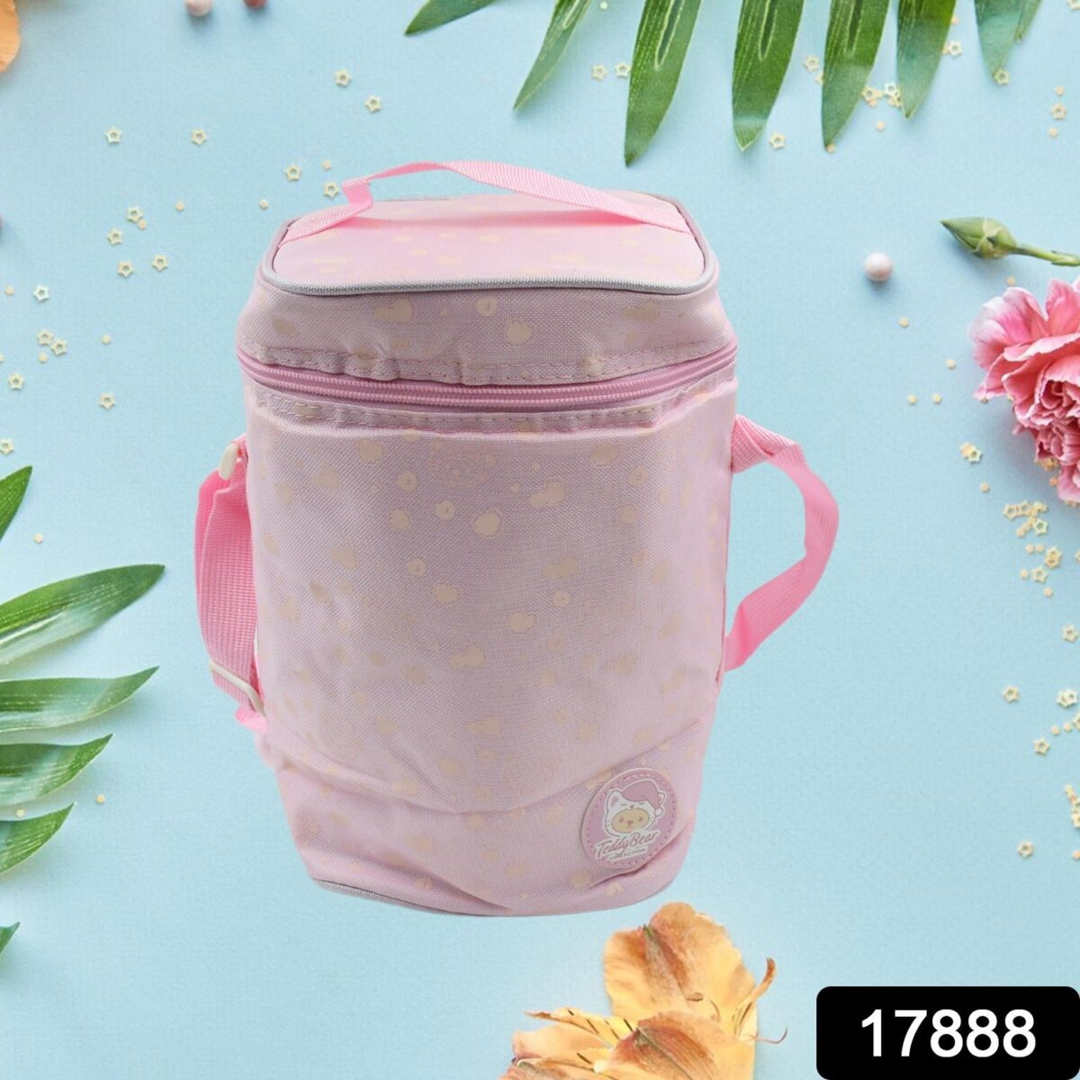Cute Animal Zip Lunch Bag with Adjustable Strap Ã¢â‚¬â€œ Reusable & Durable (1 Pc) - Image 2