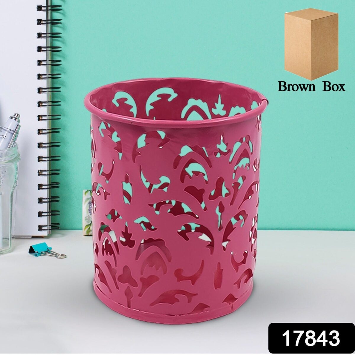 Pen holder Office Desk Metal Mesh Pen Stand (1 Pc) - Image 3