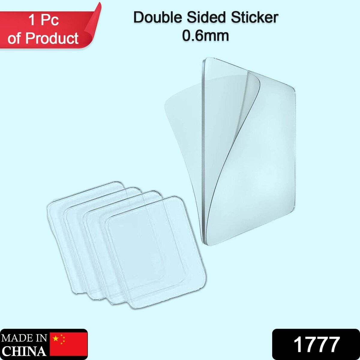 Double-Sided Waterproof Nano Adhesive Tape Ã¢â‚¬â€œ No Trace, Multipurpose (0.6mm, 1pc) - Image 2