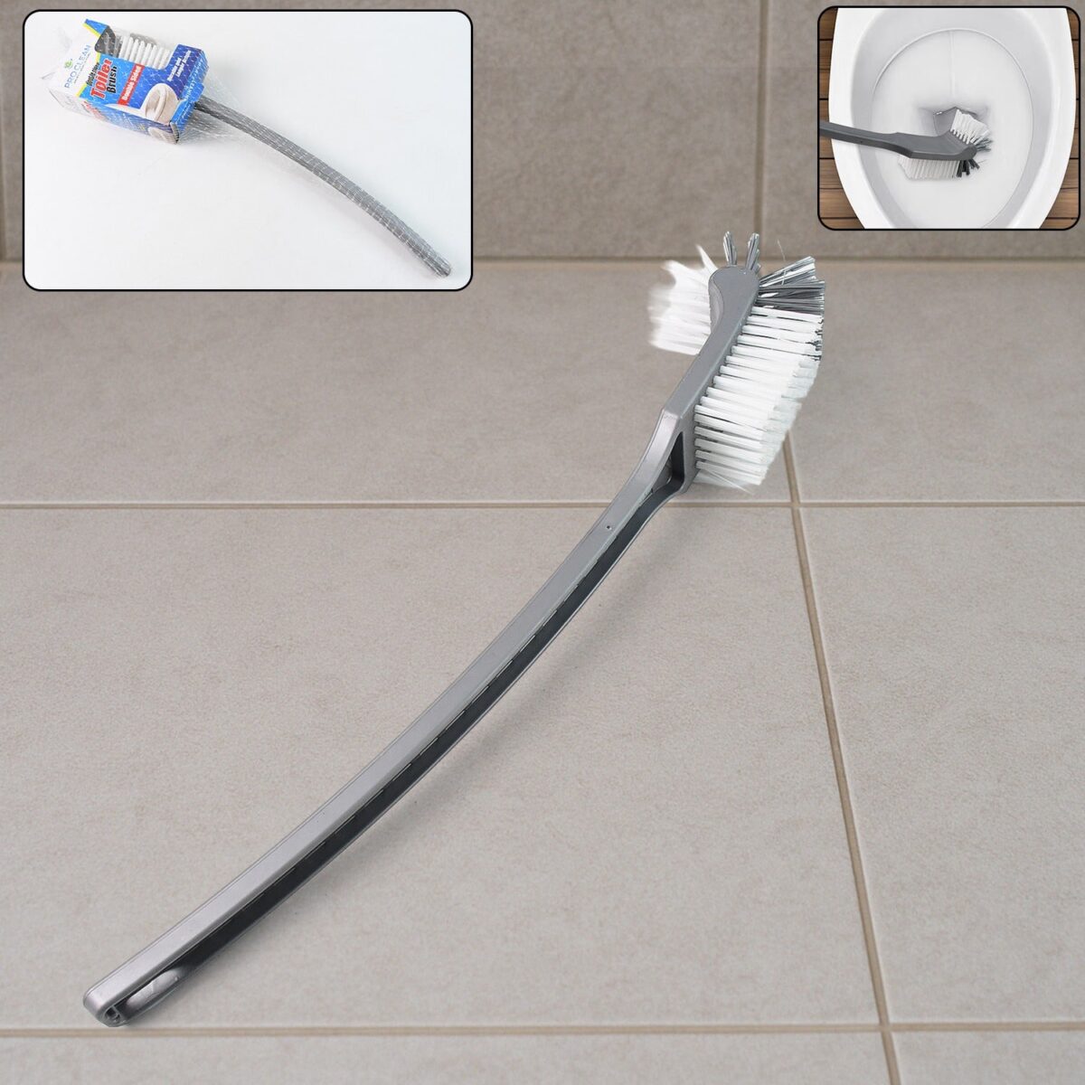 Pro Clean Long Handle Toilet Cleaning Brush (1 Pc) - Image 1