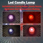 Big Simple Candles for Home Decoration, Crystal Candle Lights (Multicolor) - Image 5