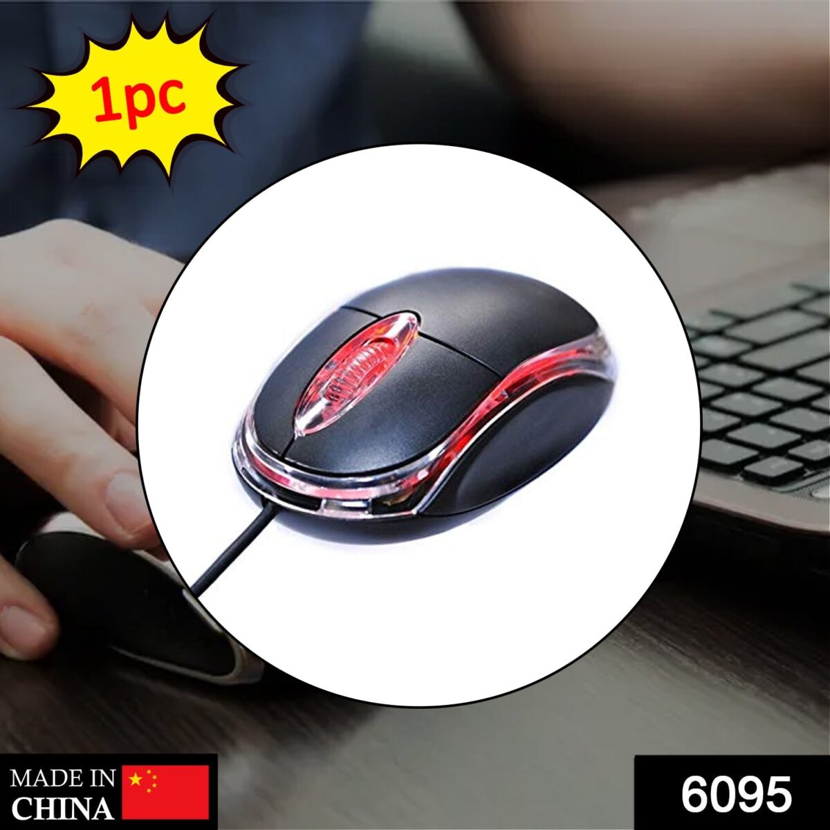 USB Optical Mouse For Computer - Image 2