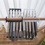 Adjustable Trouser Pants Hanger Organizer - Image 6