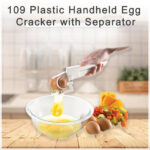 Plastic Handheld Egg Cracker with Separator - Image 6