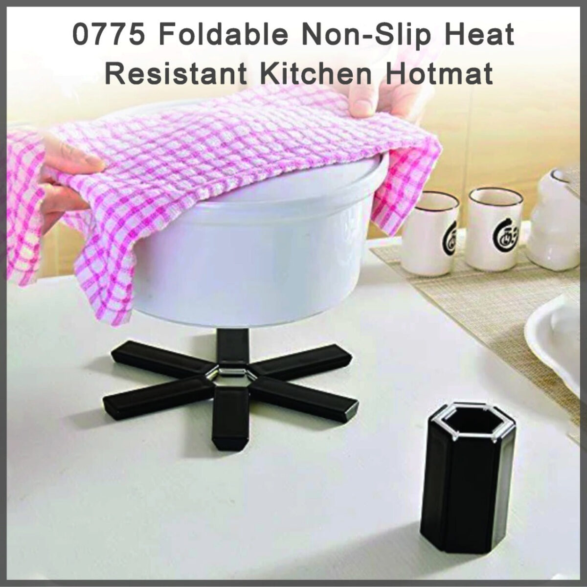 Foldable Non-Slip Heat-Resistant Hotmat for Kitchen â€“ Compact and Durable - Image 5