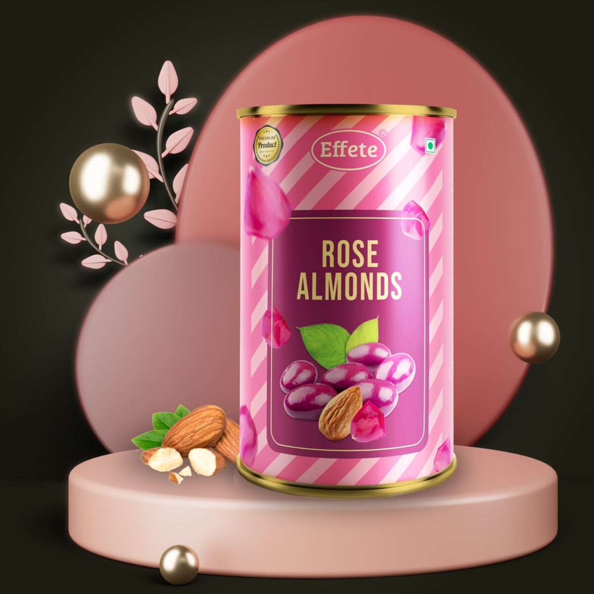 Rose Almonds Chocolate - Image 1