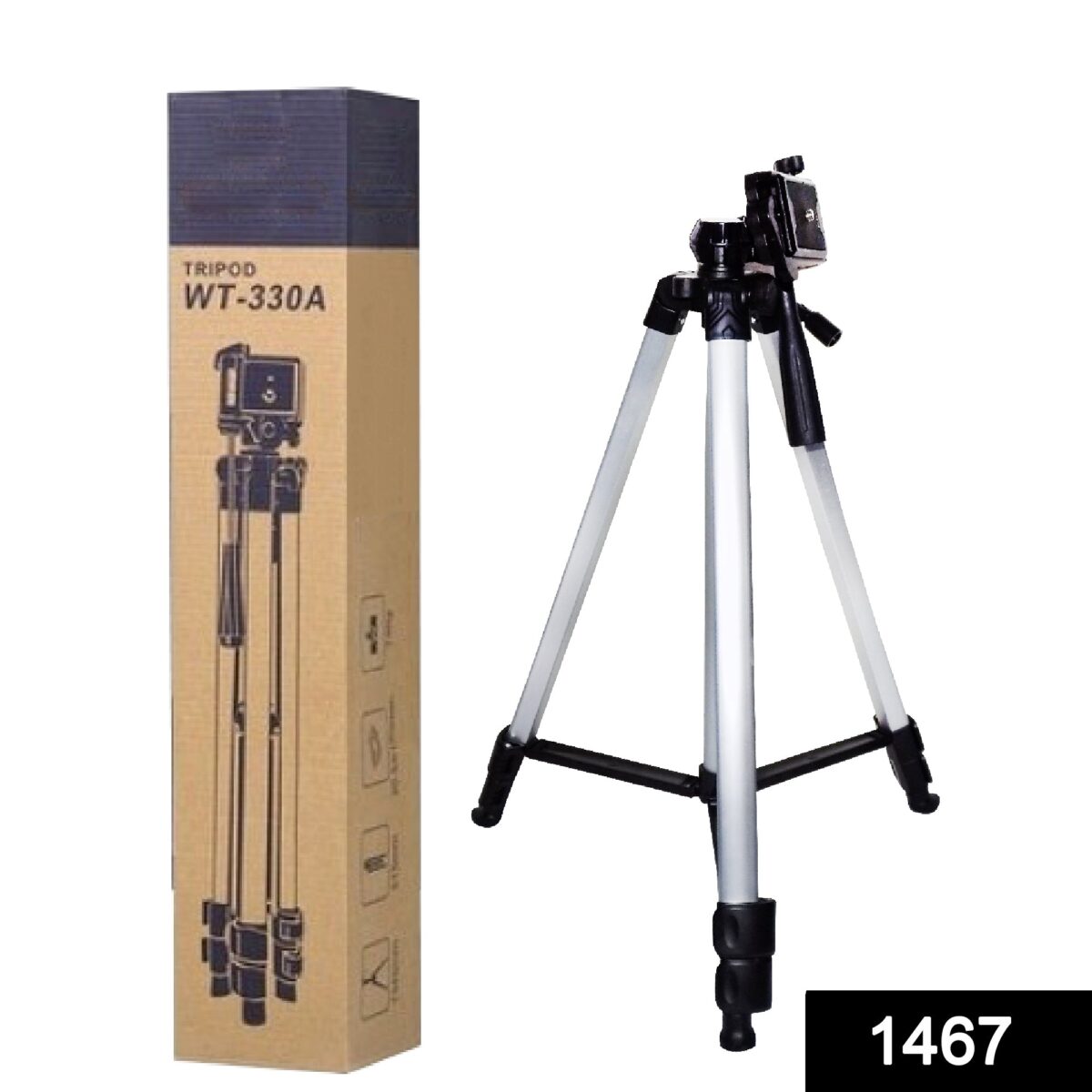 Long Lightweight Aluminum Tripod Stand - Image 2