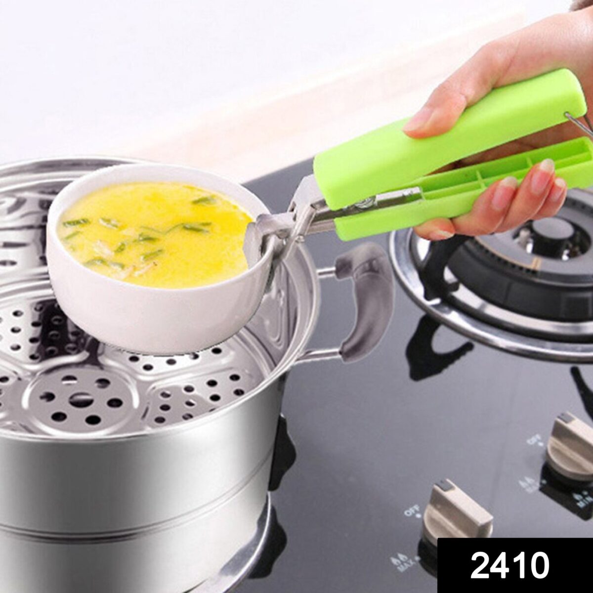 Home Kitchen Anti-Scald Plate Take Bowl Dish Pot Holder Carrier Clamp Clip Handle - Image 2