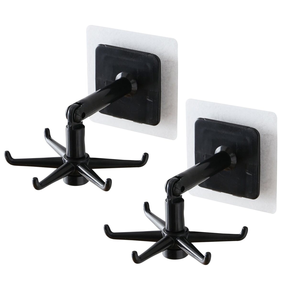 360Ã‚Â° rotatable  hooks for hanging (Pack of 2) (Brown Box) - Image 1