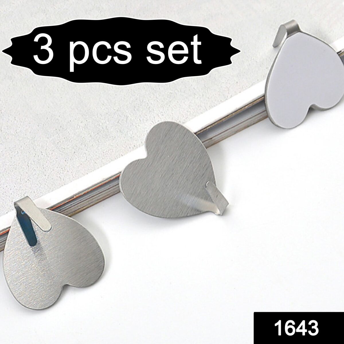 Multipurpose Stainless Steel Adhesive Hooks - Image 3