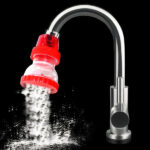 Big Plastic 360-Degree Shower Head Faucet - Image 3